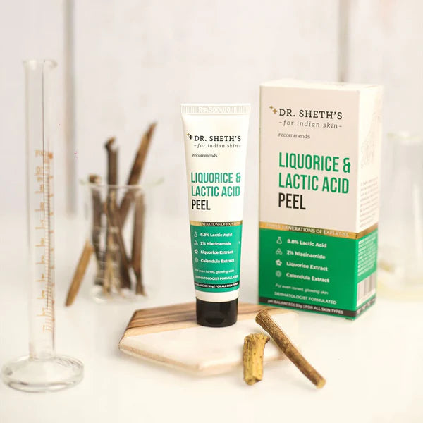 Peel For All Skin types Liquorice & Lactic Acid Peel - 30g Gently Exfoliating AHA Peel